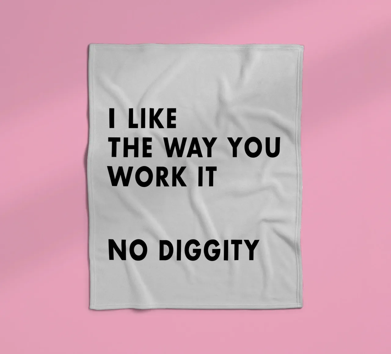 I Like The Way You Work It manta de franela de WORD & WONDER