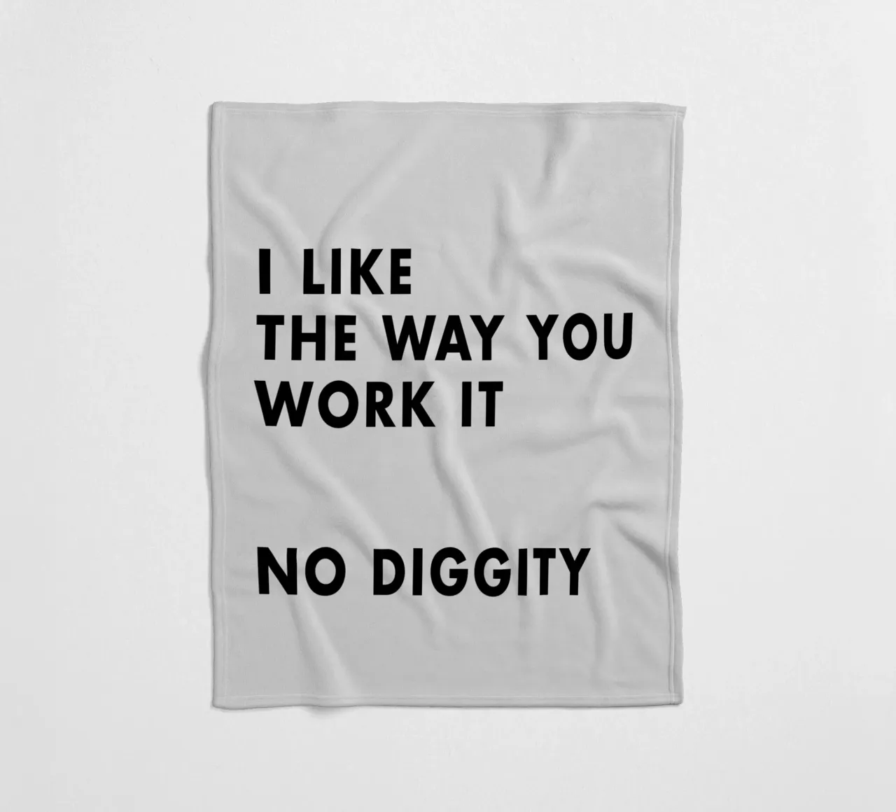 I Like The Way You Work It manta de franela de WORD & WONDER