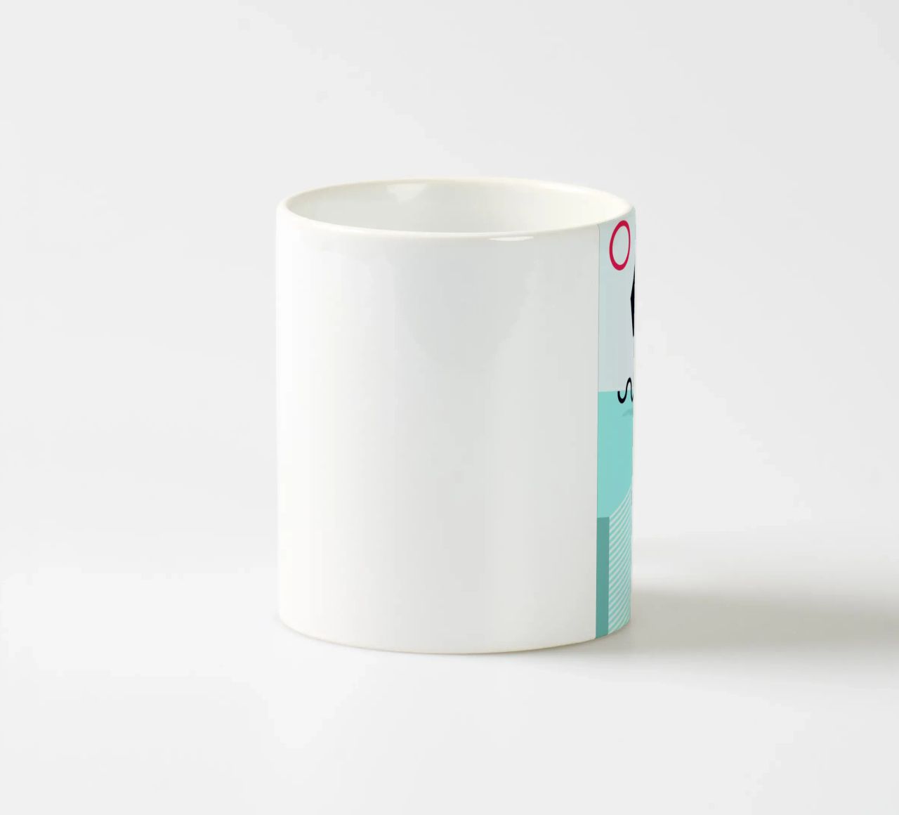D is for Disorder tazza in ceramica da Maarten Léon