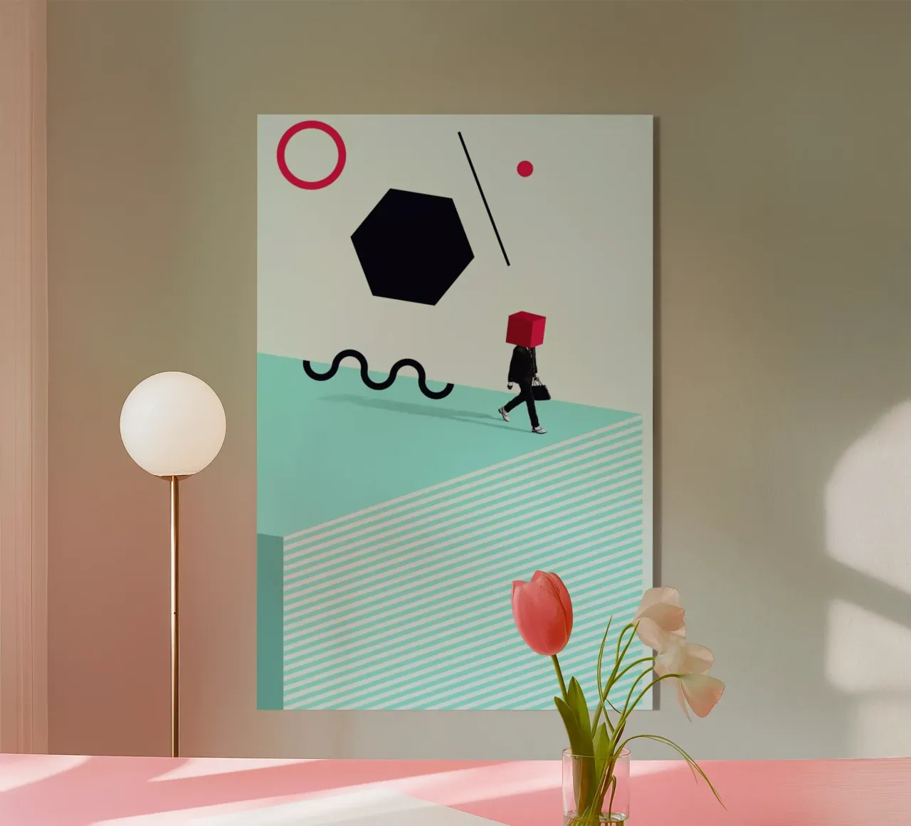 D is for Disorder plexiglass da Maarten Léon