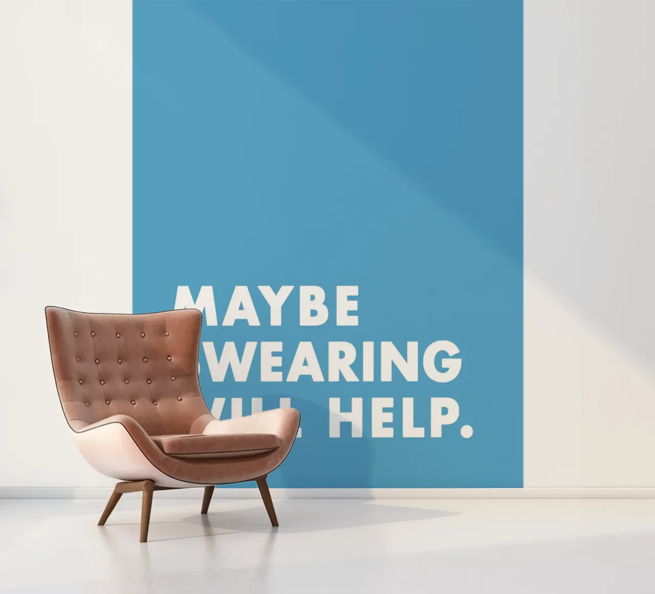 Maybe Swearing Will Help photo wallpaper by WORD & WONDER