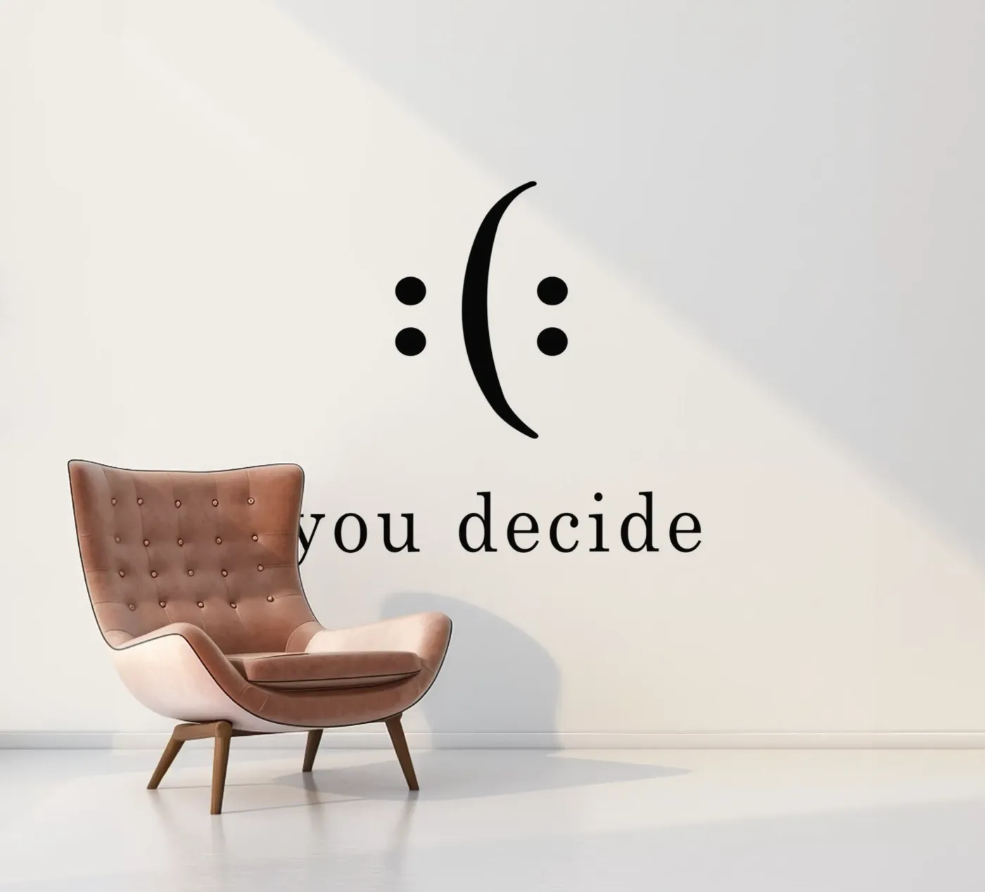 you decide fotobehang van WORD & WONDER
