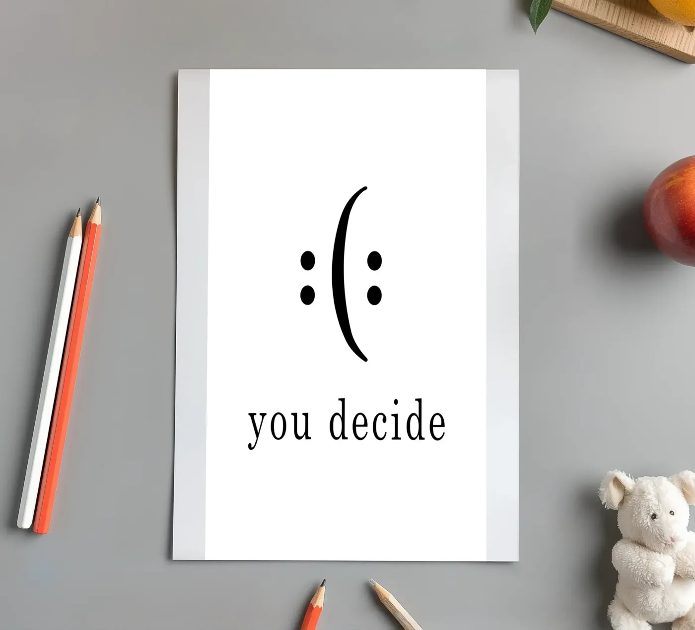 you decide sticker sheet by WORD & WONDER