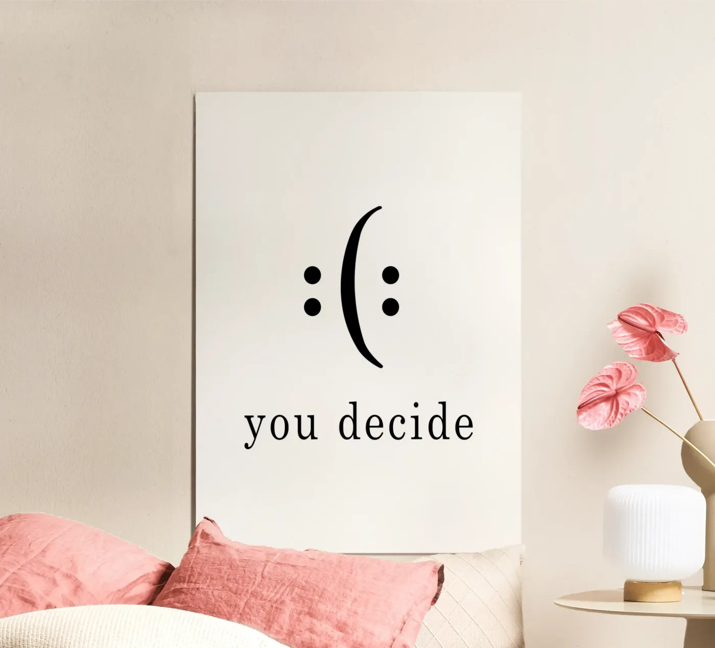 you decide poster van WORD & WONDER