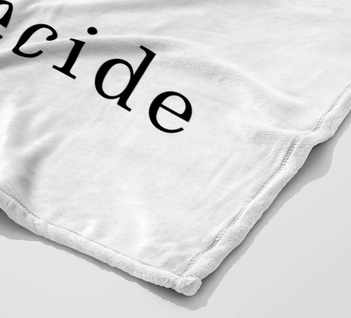 you decide Fleecedecke von WORD & WONDER