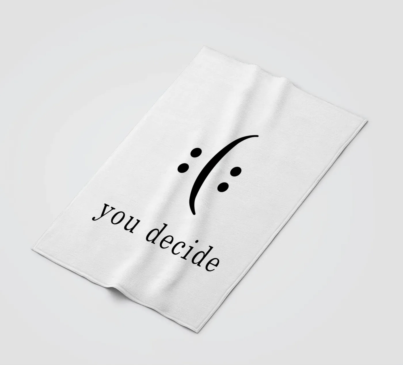 you decide fleecedeken van WORD & WONDER
