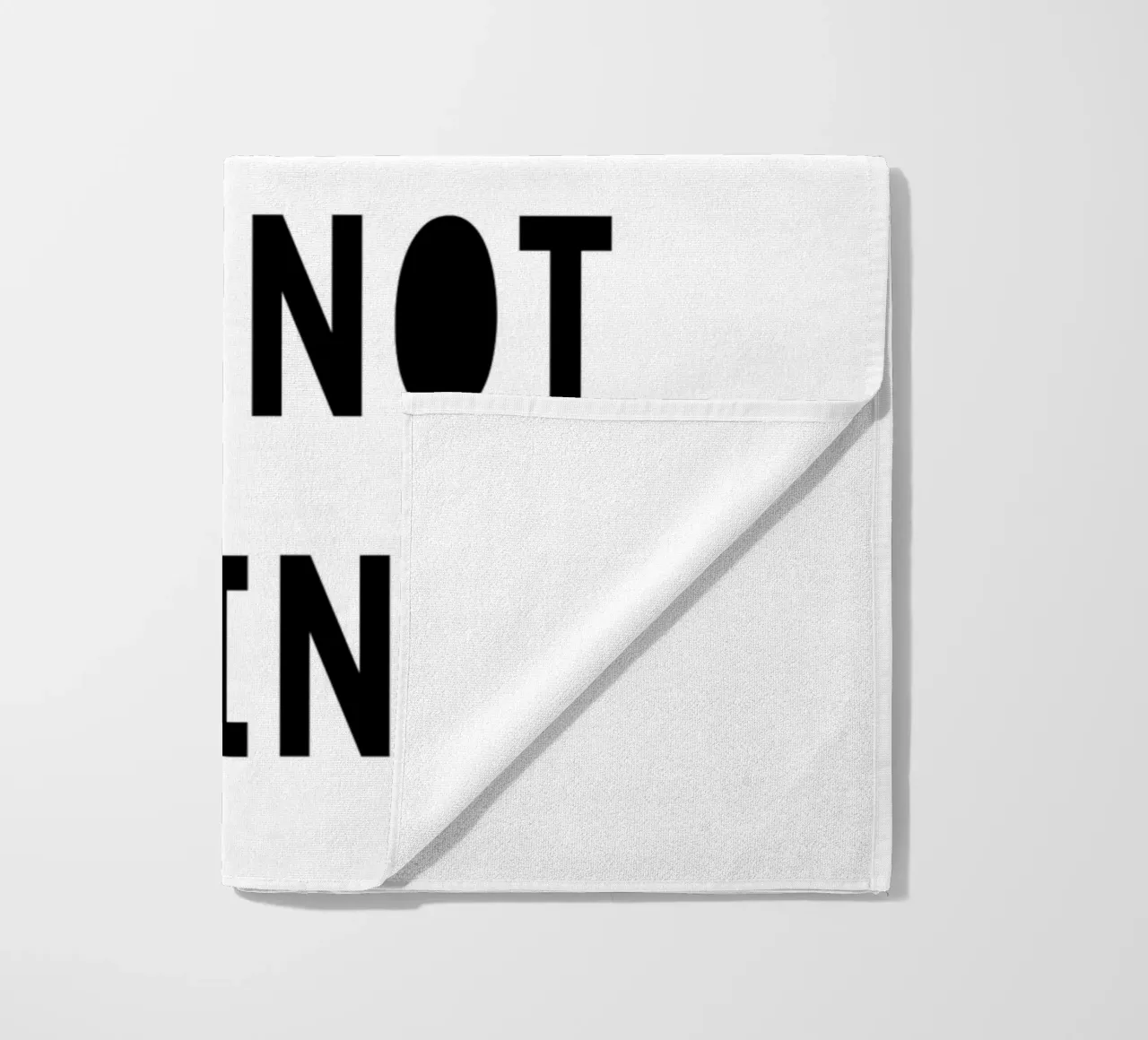 The Is No Excuse For Not Trying toalla de playa de WORD & WONDER