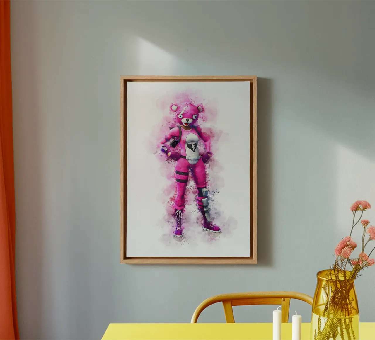 Fortnite cuddle tela con Cornice a cassetta da CreativeStudio