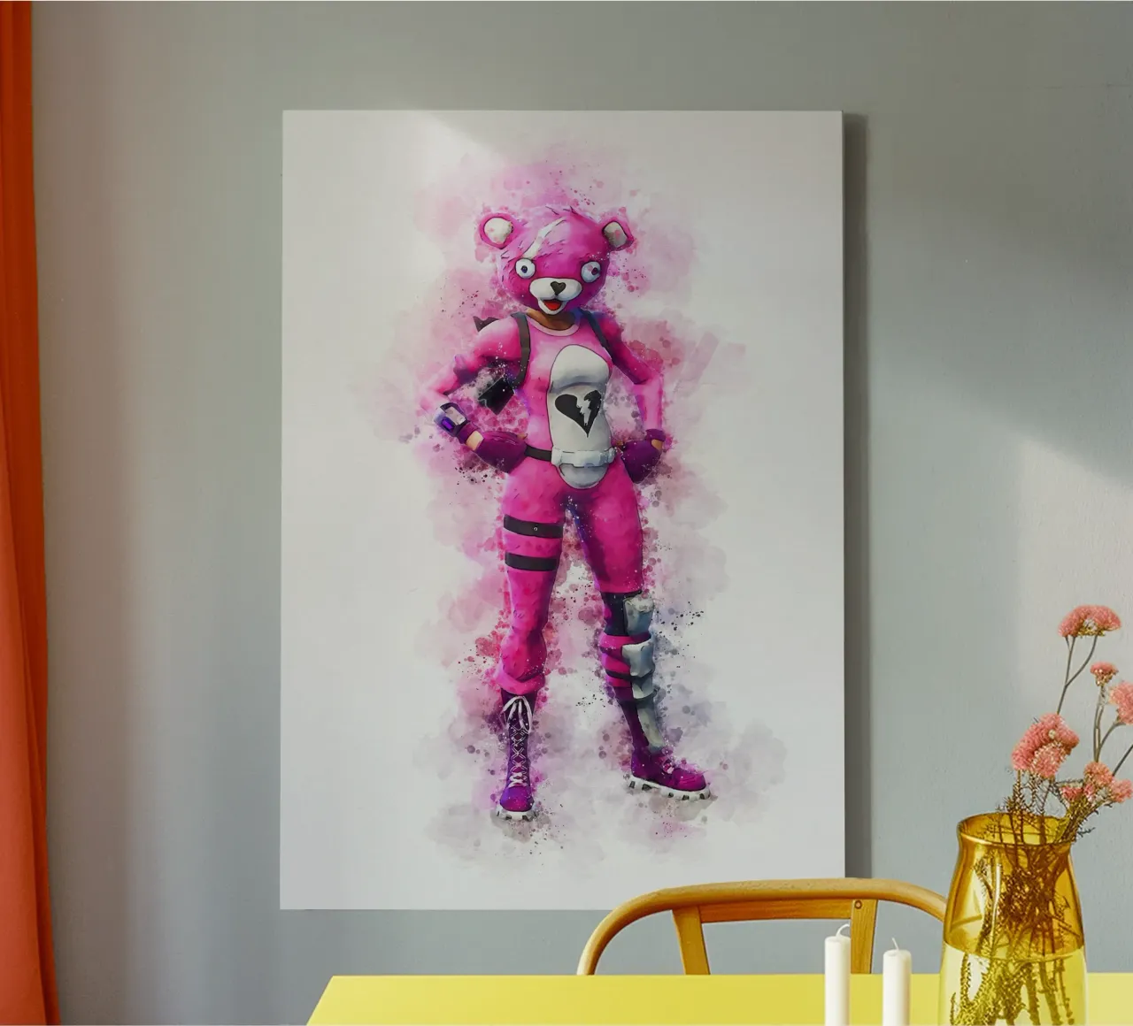 Fortnite cuddle tela con Cornice a cassetta da CreativeStudio