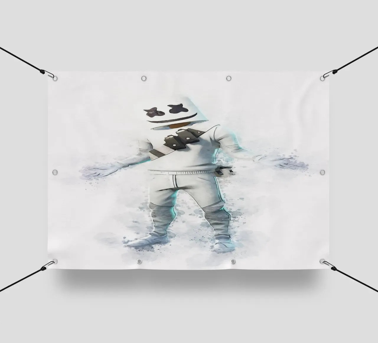 Marshmallow Fortnite telo in pvc da CreativeStudio