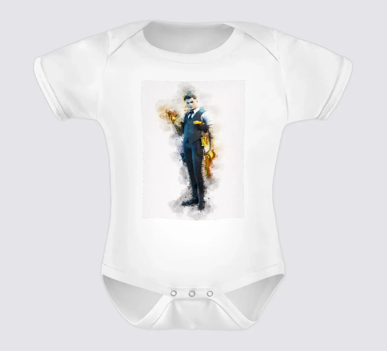Midas Fortnite body neonato maniche corte da CreativeStudio