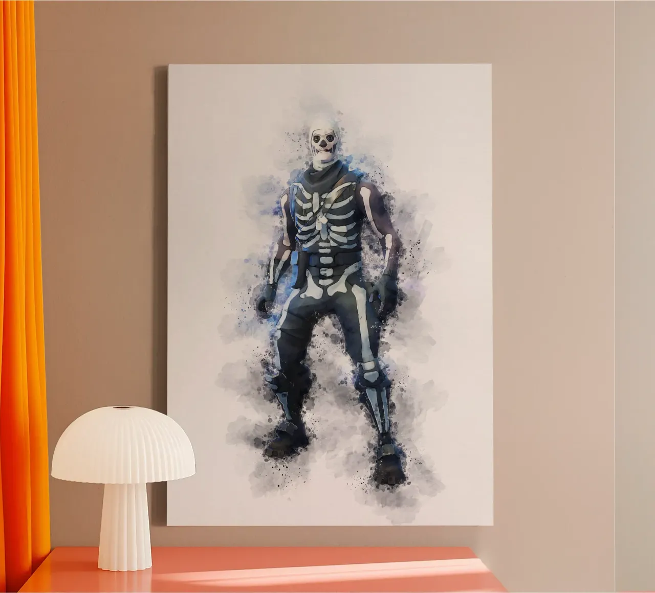 Skull Trooper canvas met Baklijst van CreativeStudio