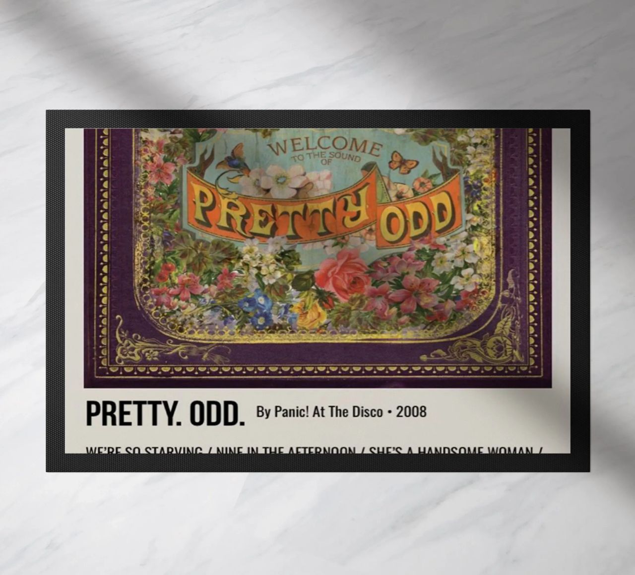 PRETTY. ODD. By Panic! At The Disco. 2008 zerbino da SoundStudio
