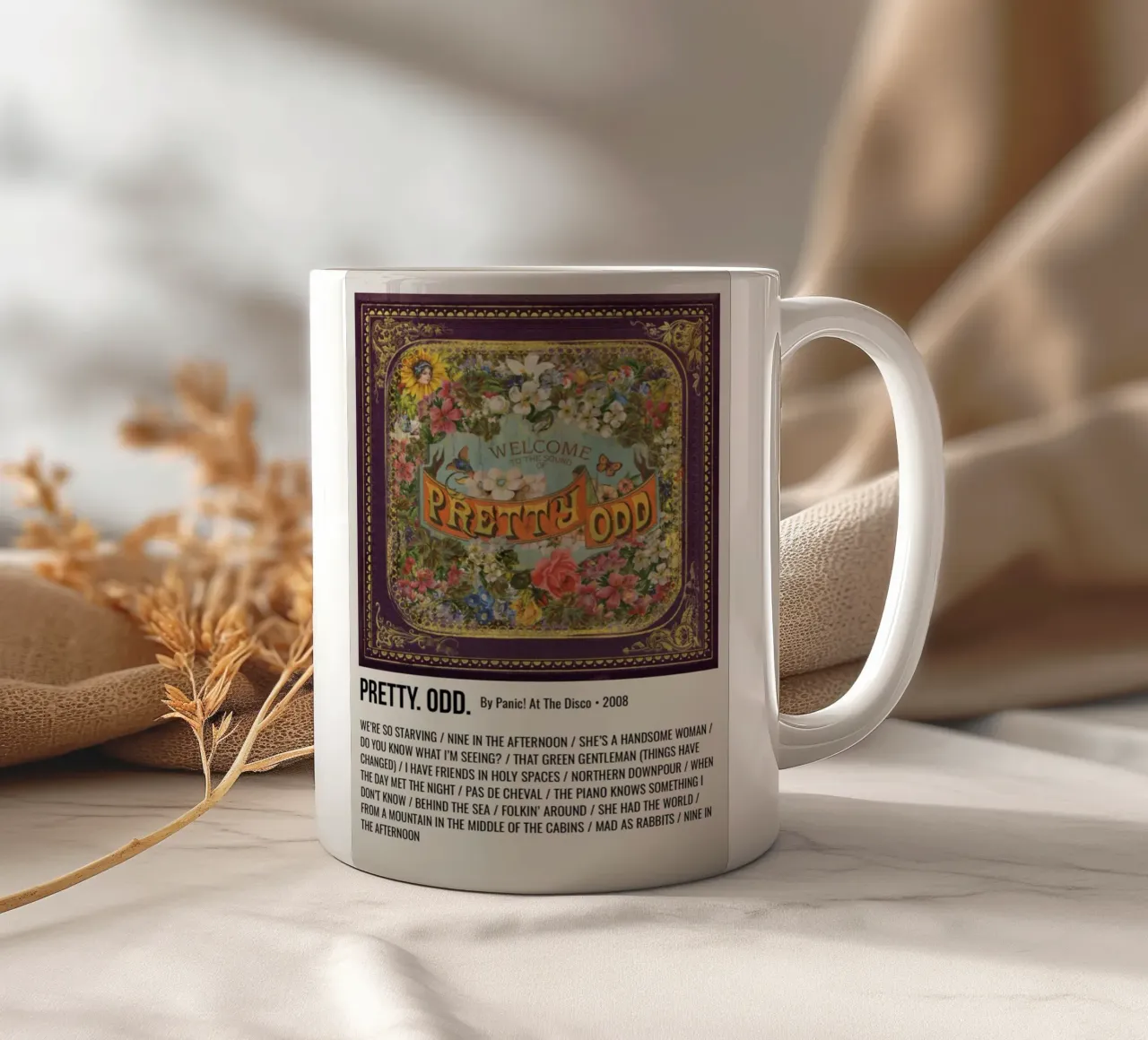 PRETTY. ODD. By Panic! At The Disco. 2008 Keramik Tasse von SoundStudio