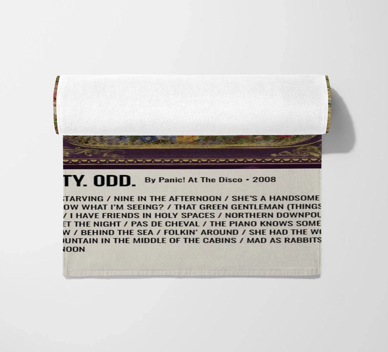PRETTY. ODD. By Panic! At The Disco. 2008 telo mare da SoundStudio