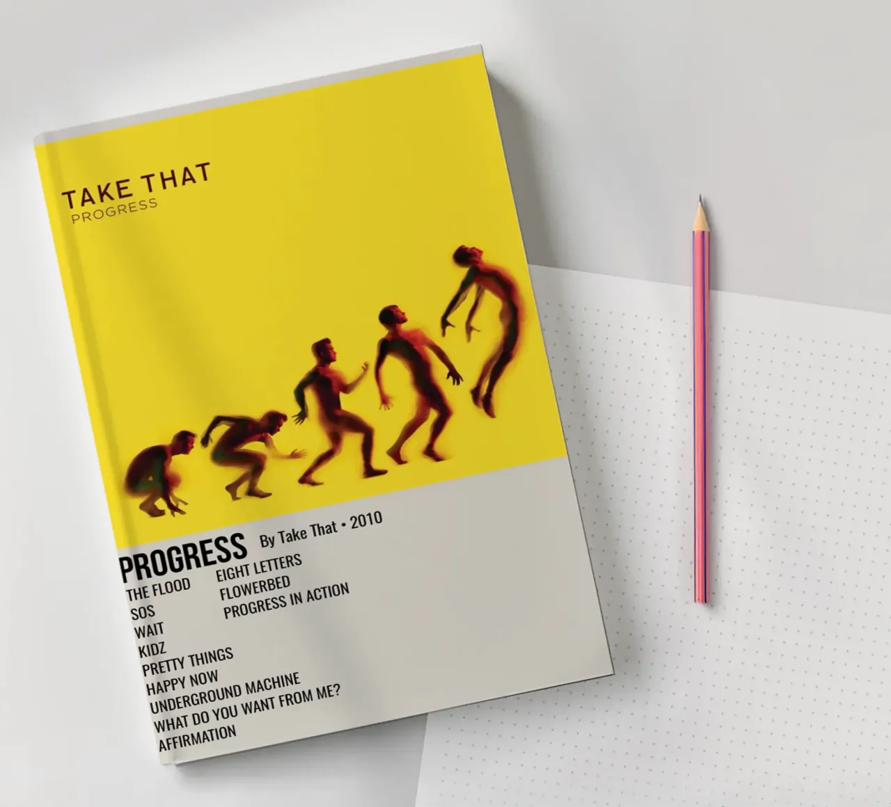 PROGRESS By Take That • 2010 notitieboek van SoundStudio