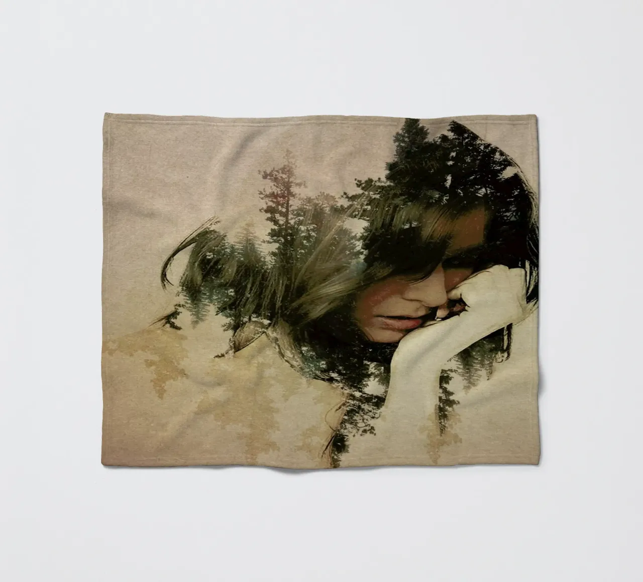 Lost in thought coperta in pile da Davies Babies