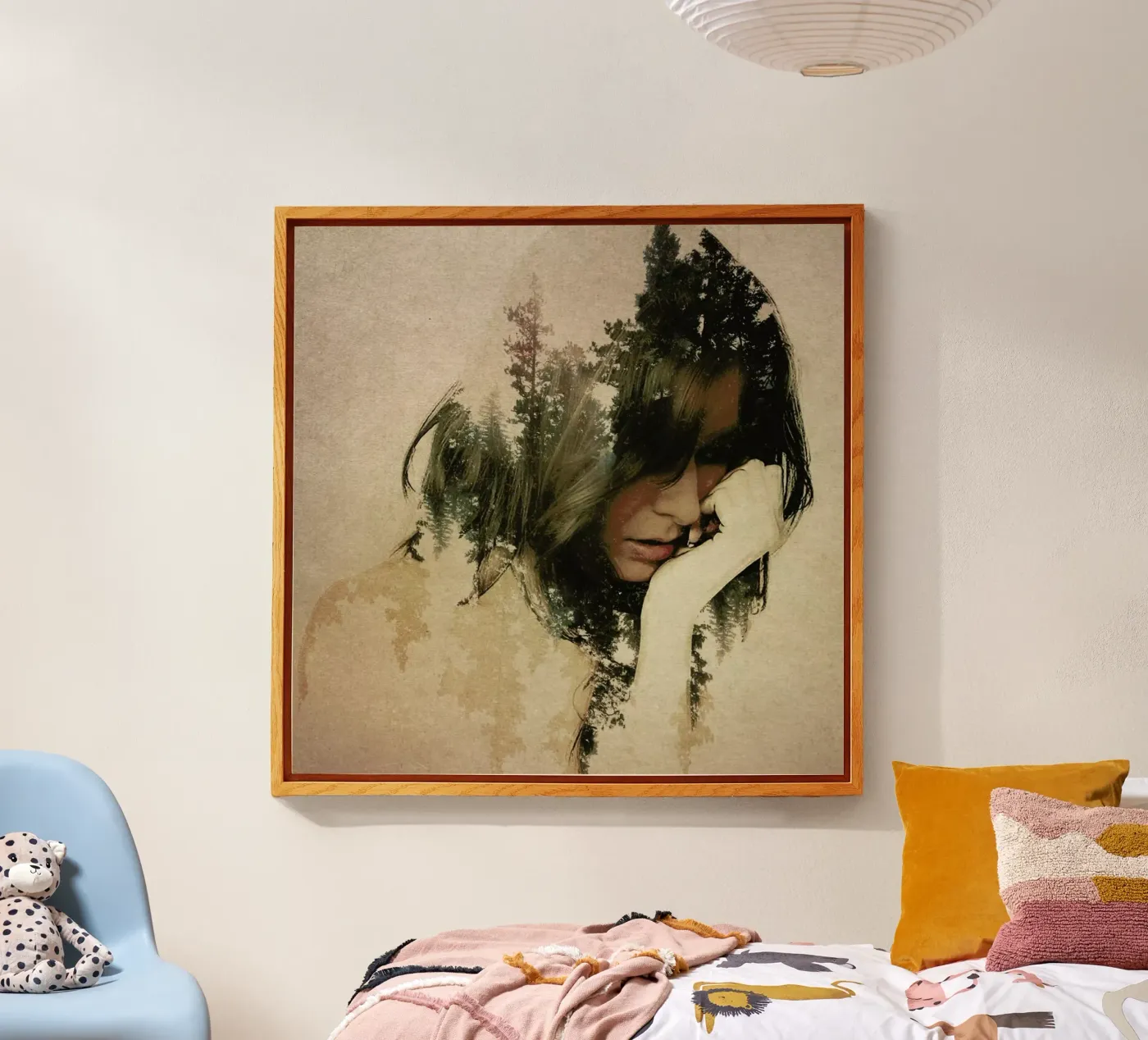 Lost in thought acrylic glass by Davies Babies
