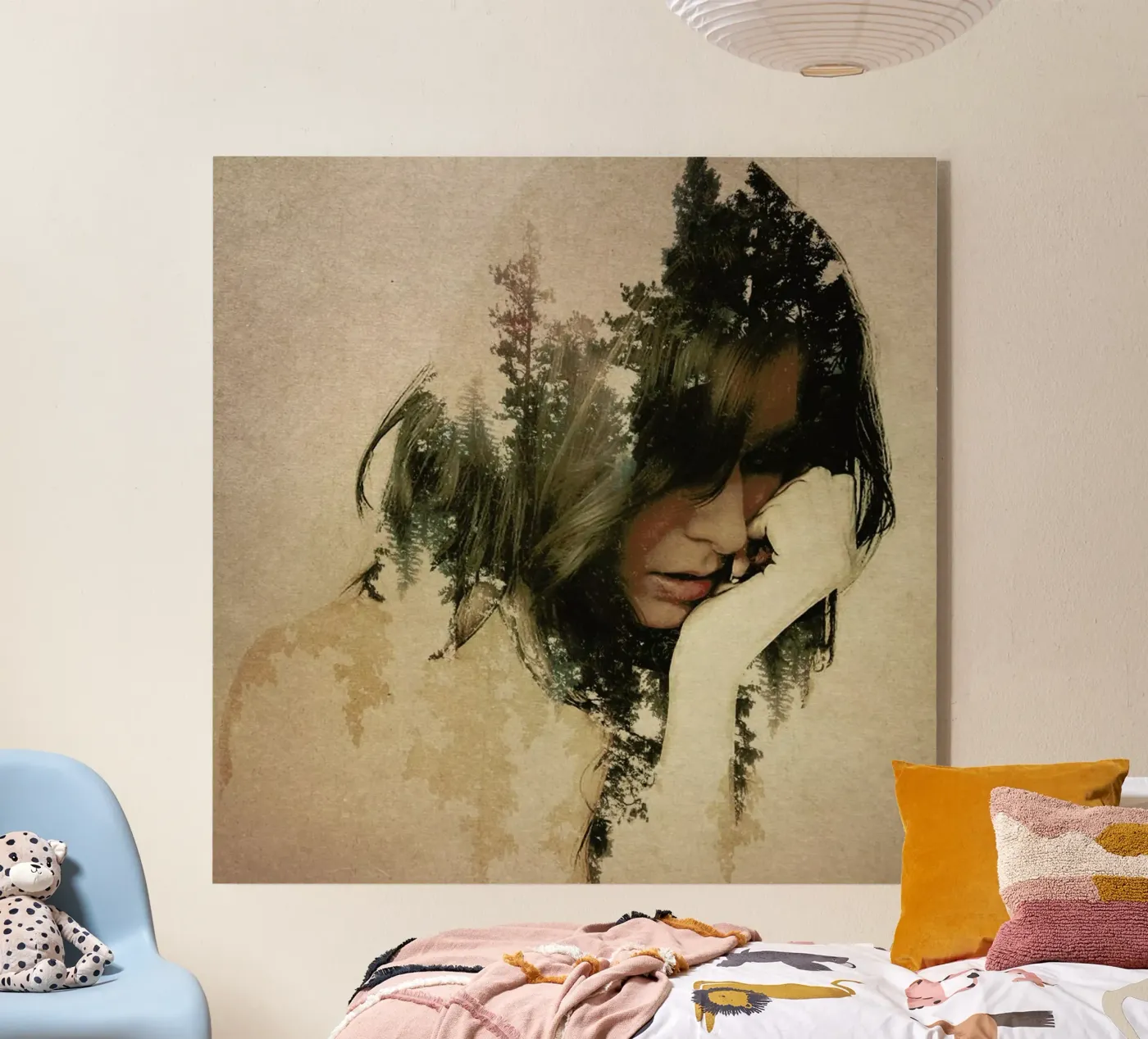 Lost in thought acrylic glass by Davies Babies