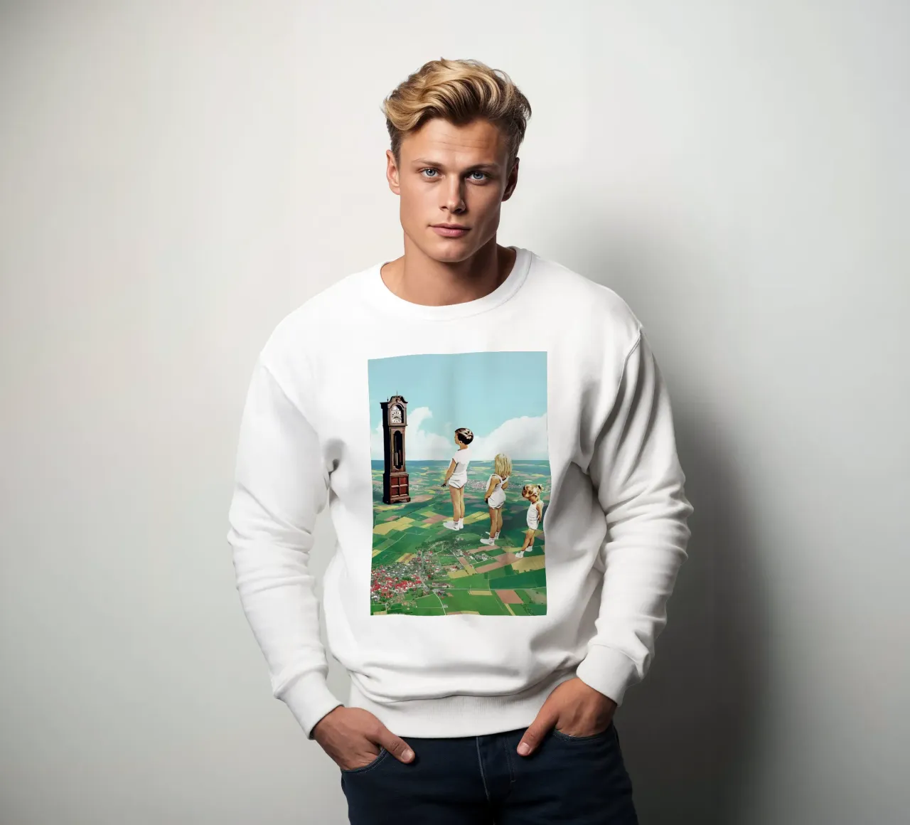 Some Kids Can´t Wait to Grow Up Sweatshirt von Maarten Léon