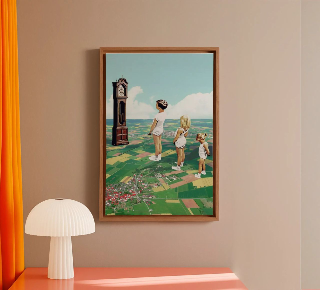 Some Kids Can´t Wait to Grow Up canvas by Maarten Léon