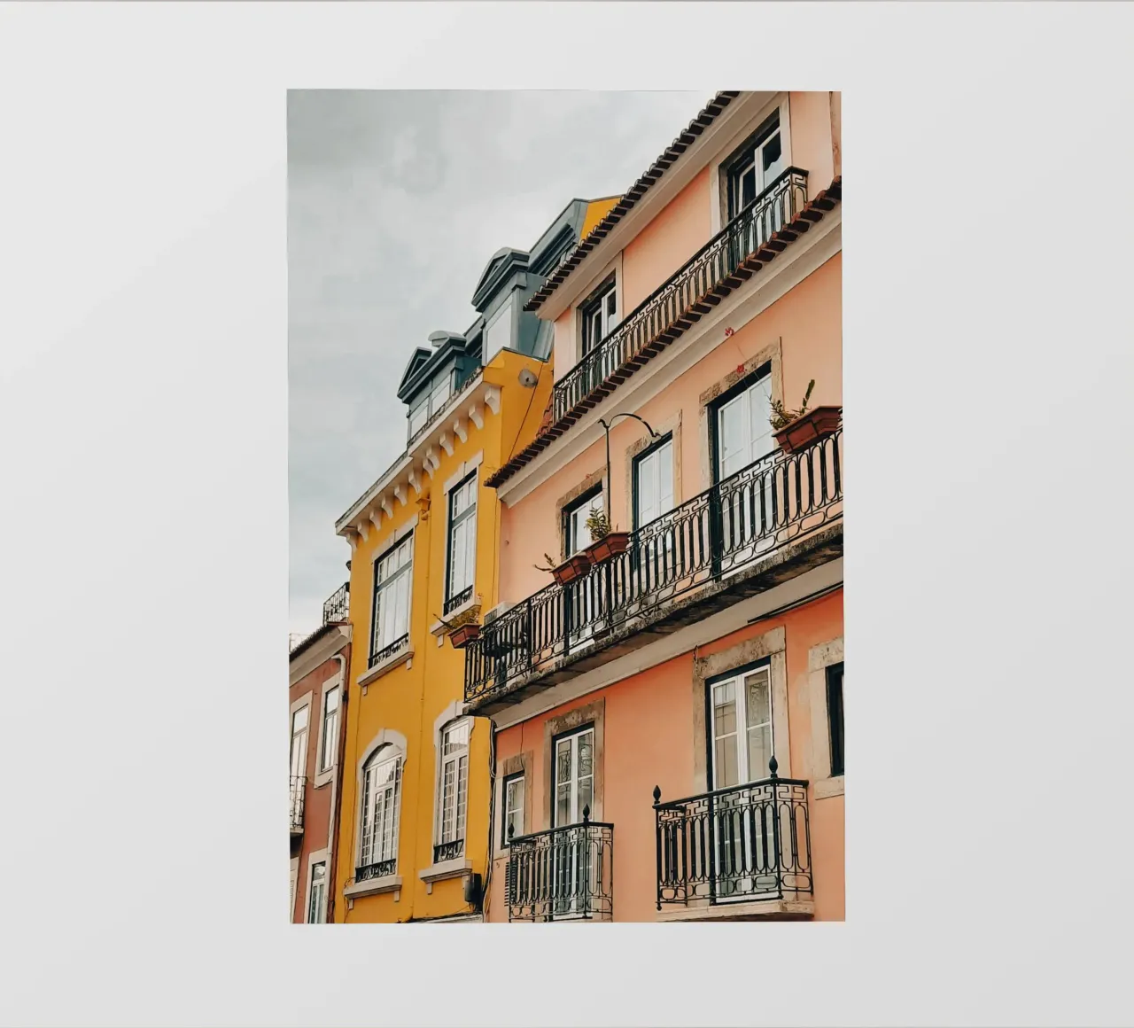 Porto Buildings backlit film by Les Meravelles