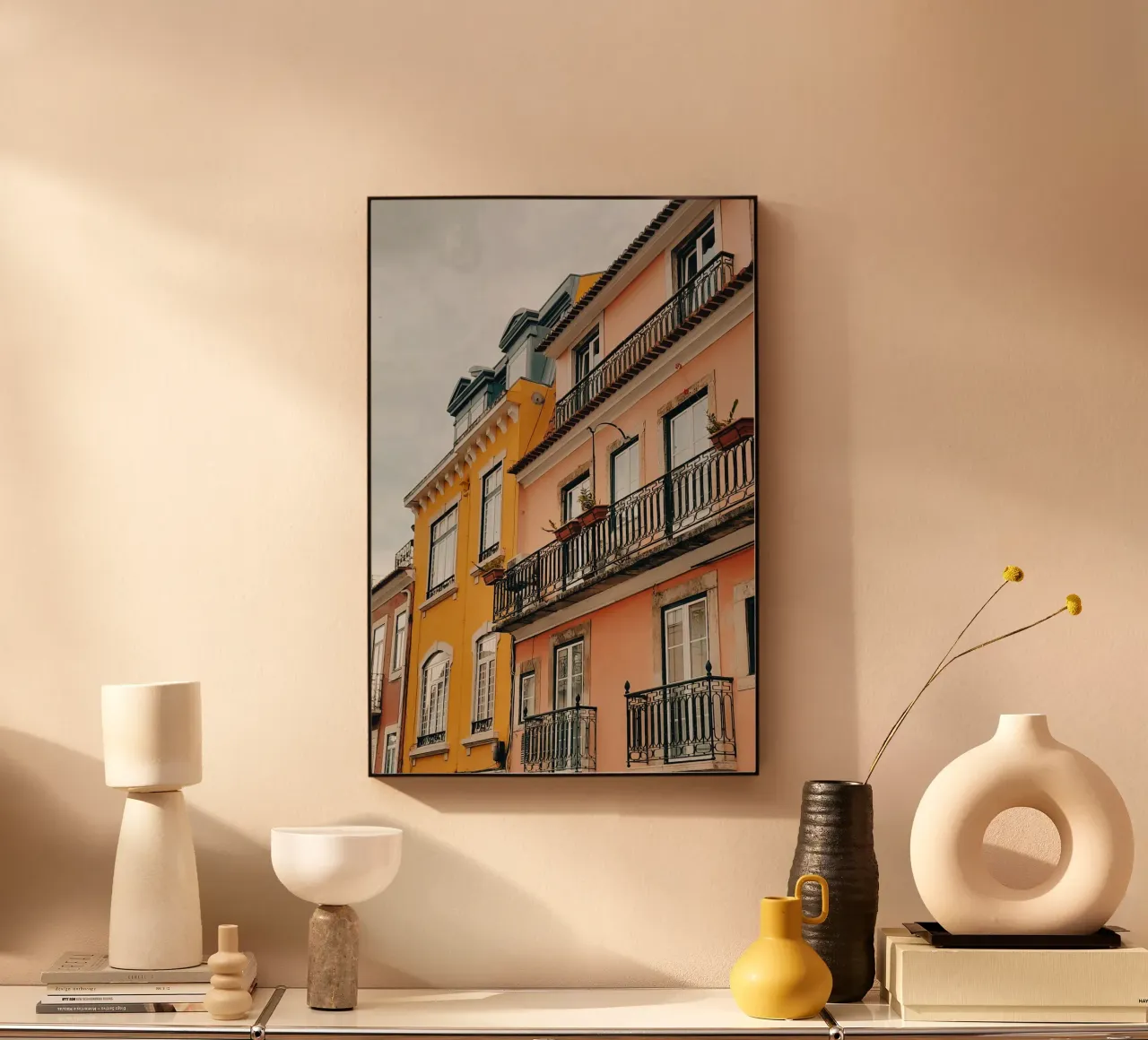 Porto Buildings alu-dibond by Les Meravelles