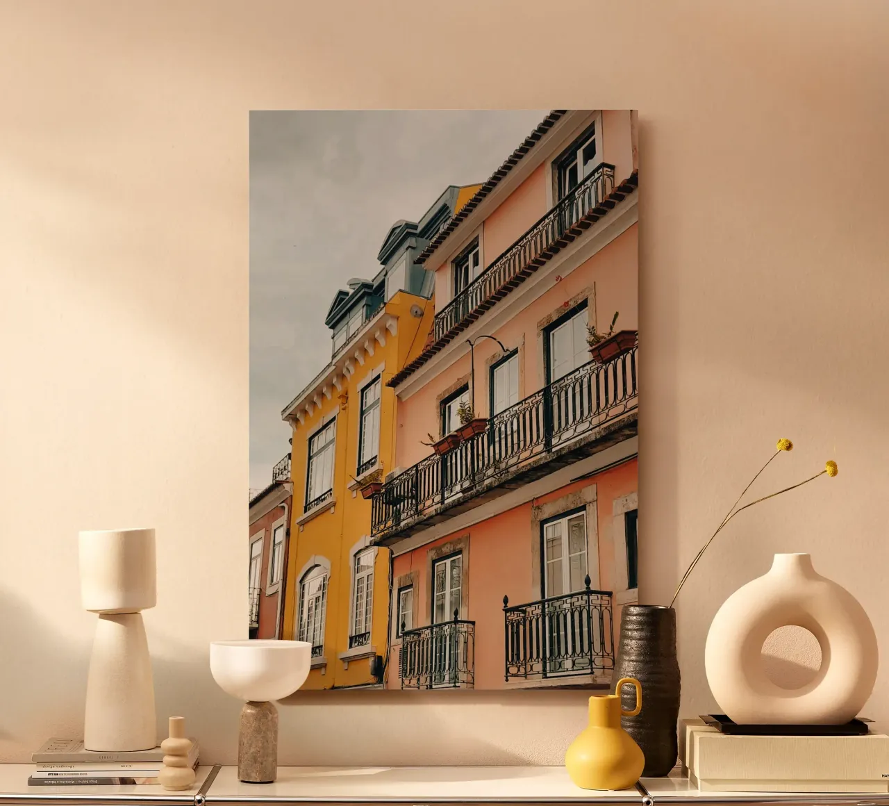 Porto Buildings alu-dibond by Les Meravelles