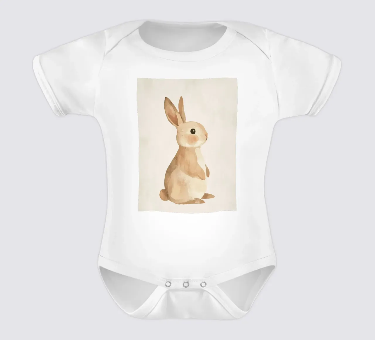 Little Bunny Kurzarm Babybody von treechild