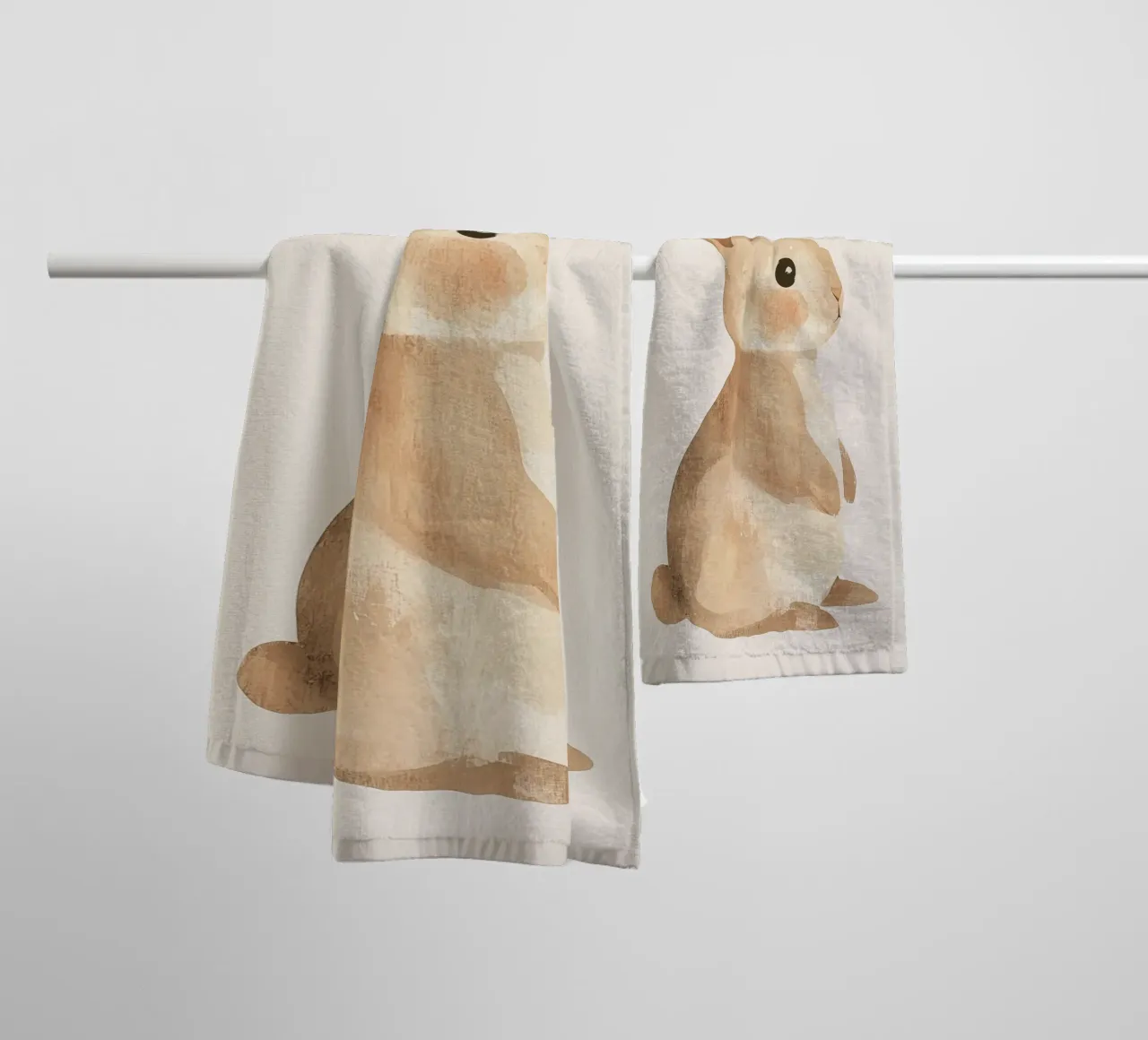 Little Bunny Handtuch von treechild