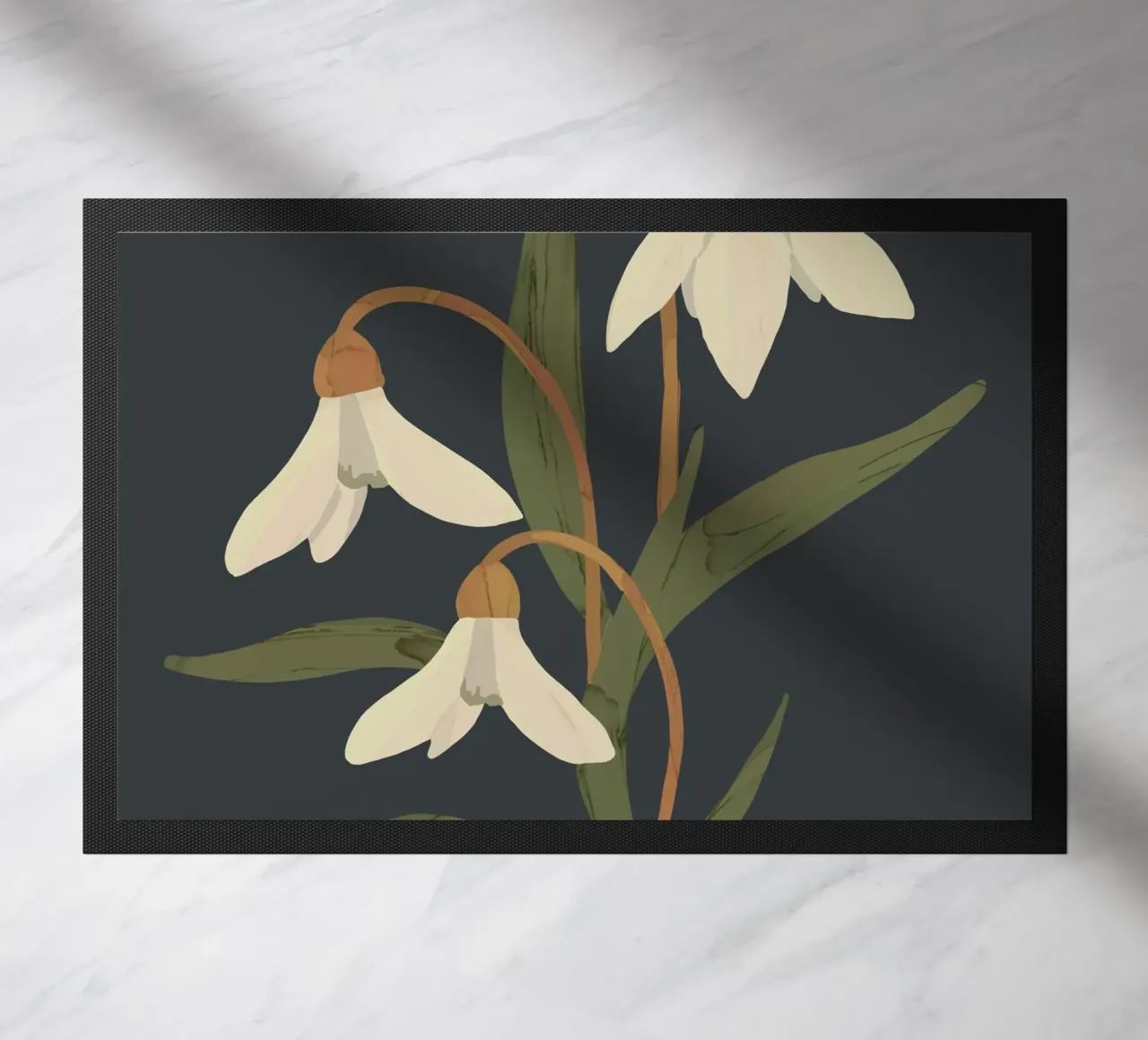 Sneeuwklokjes deurmat van ThingDesign