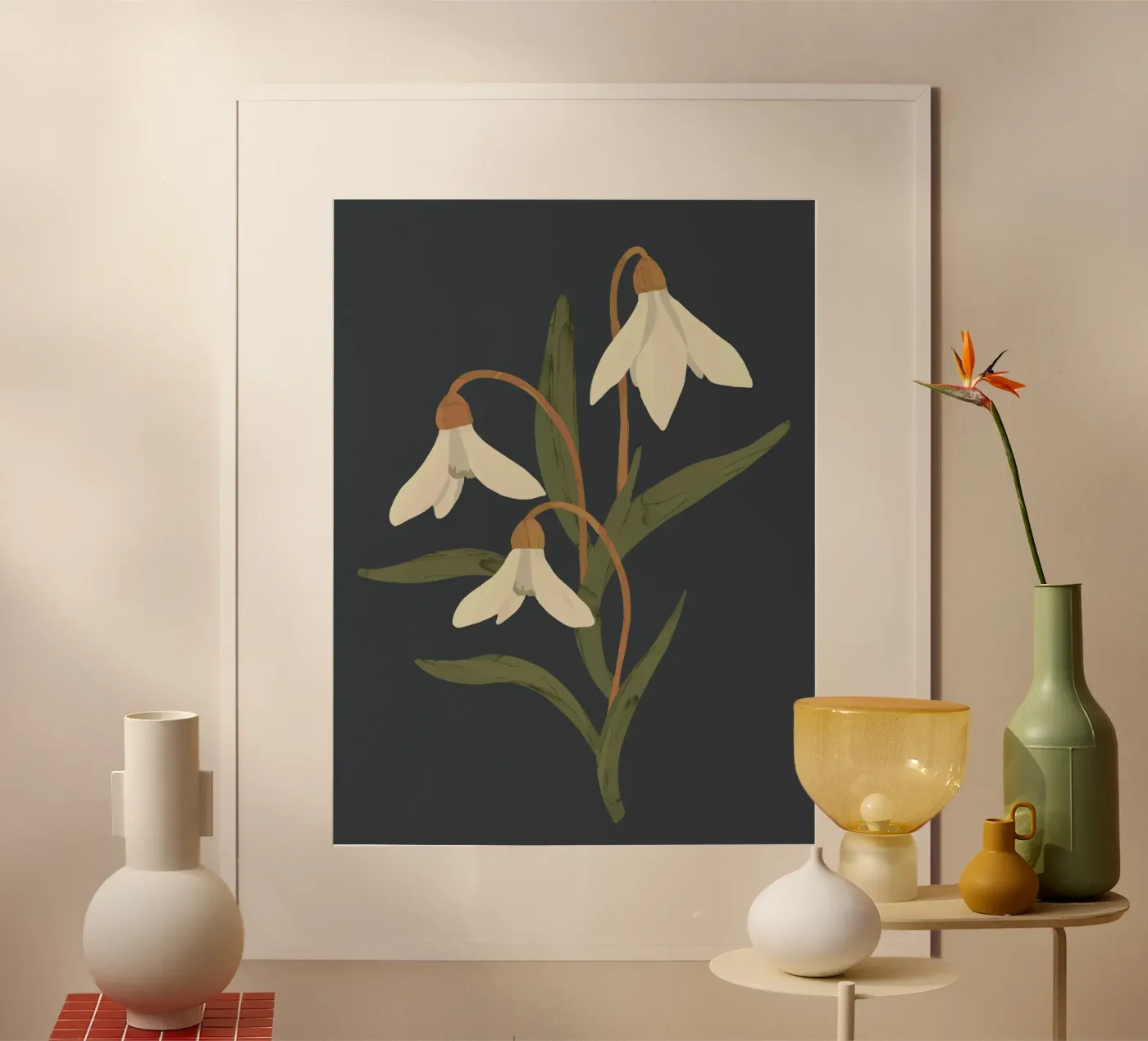 Snowdrops poster by ThingDesign