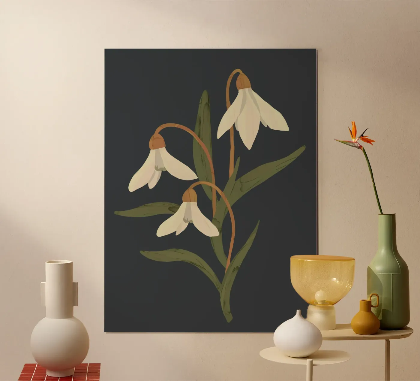 Snowdrops poster by ThingDesign
