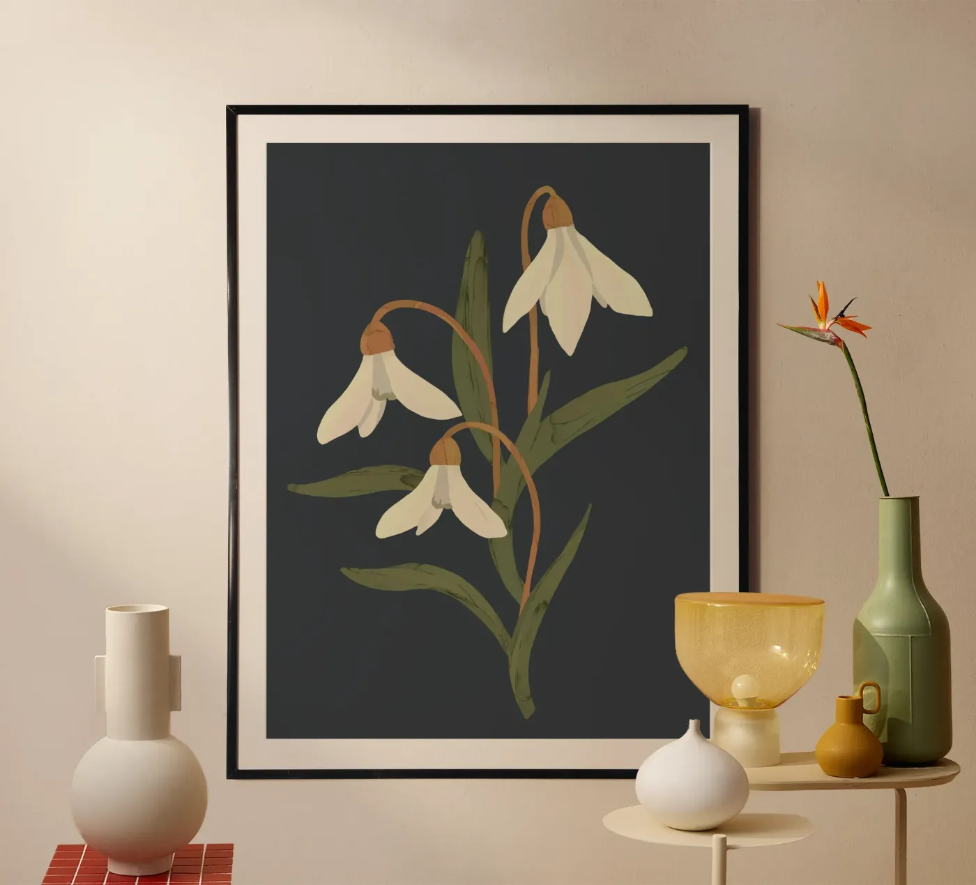 Snowdrops poster by ThingDesign
