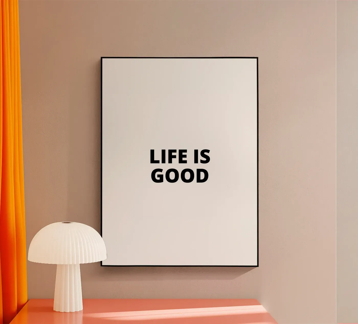Life is Good plexiglass da Magnific