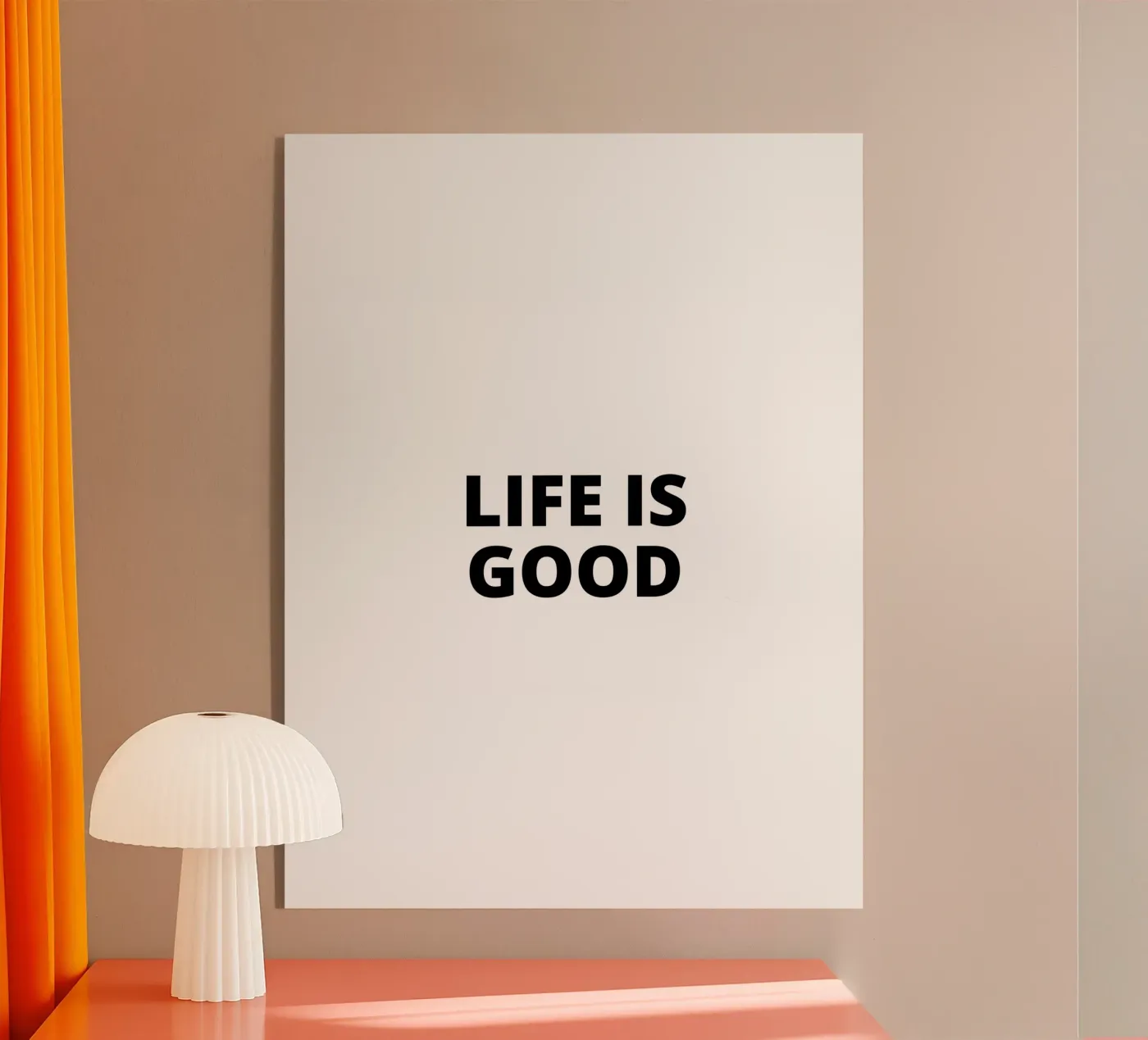 Life is Good plexiglass da Magnific