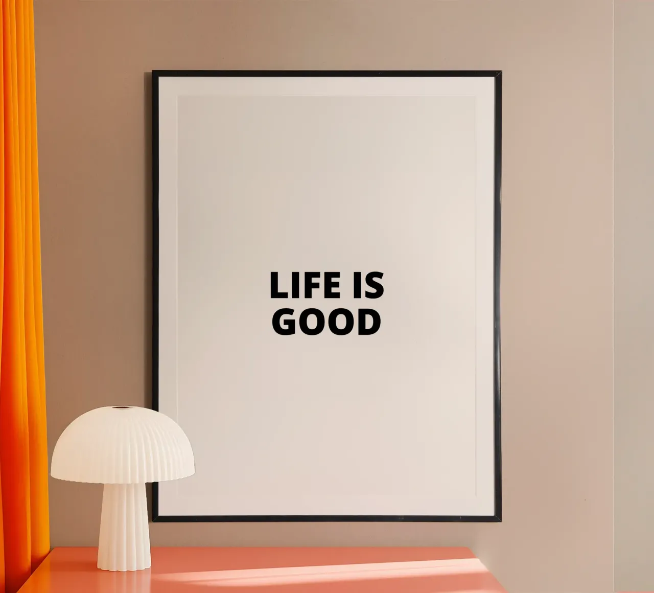 Life is Good carta hahnemühle da Magnific
