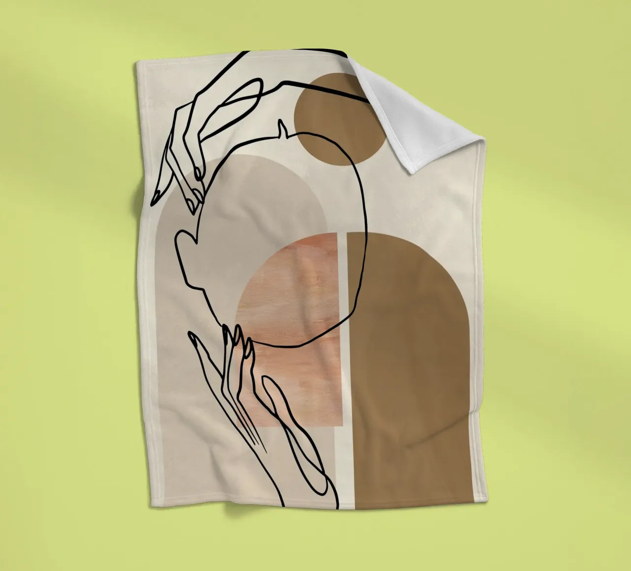 Pure Forms No 1 coperta in pile da treechild