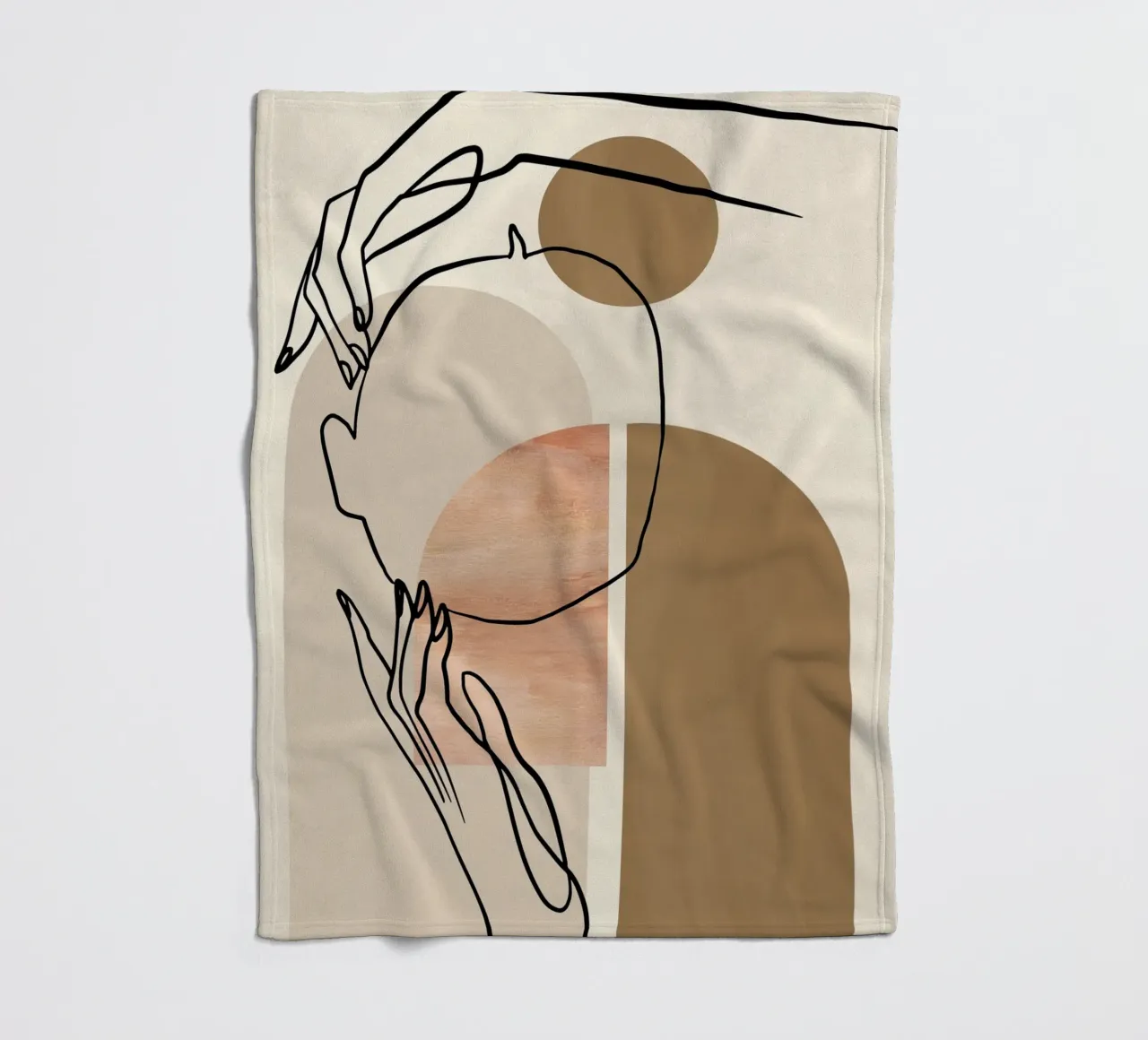Pure Forms No 1 coperta in pile da treechild