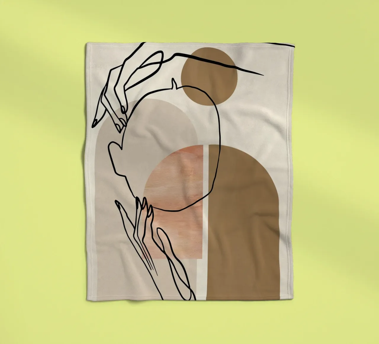 Pure Forms No 1 coperta in pile da treechild