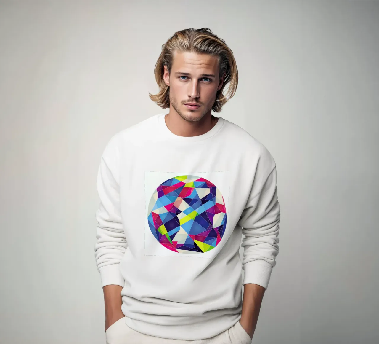 Color Language felpa da Abstract 888