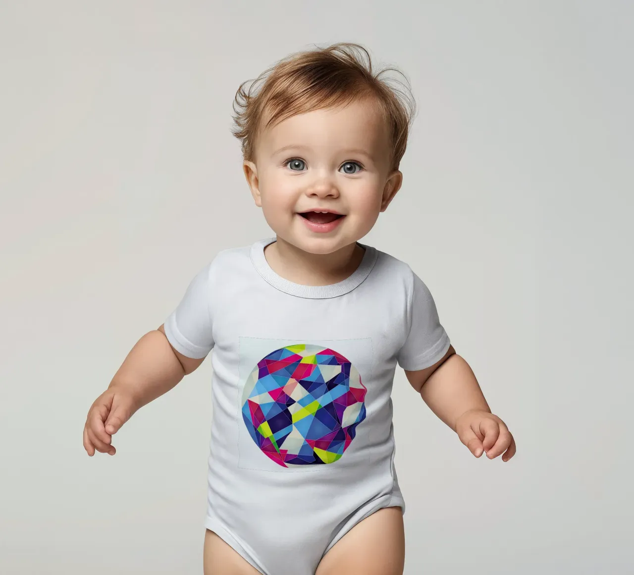 Color Language body neonato maniche corte da lovely lines
