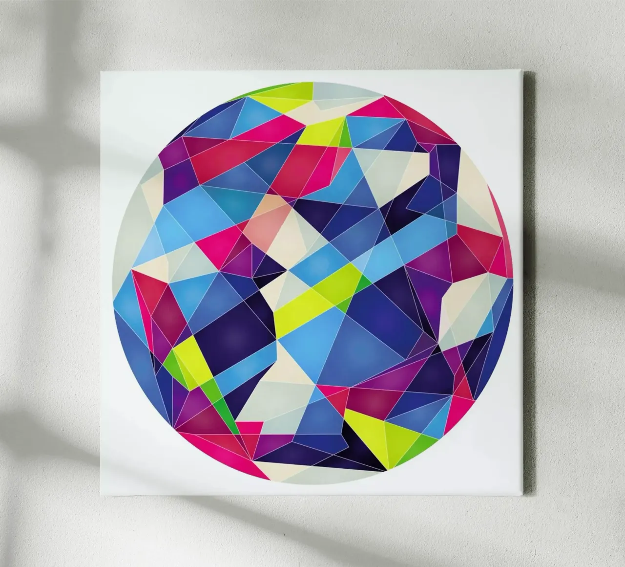 Color Language tela con Cornice a cassetta da lovely lines