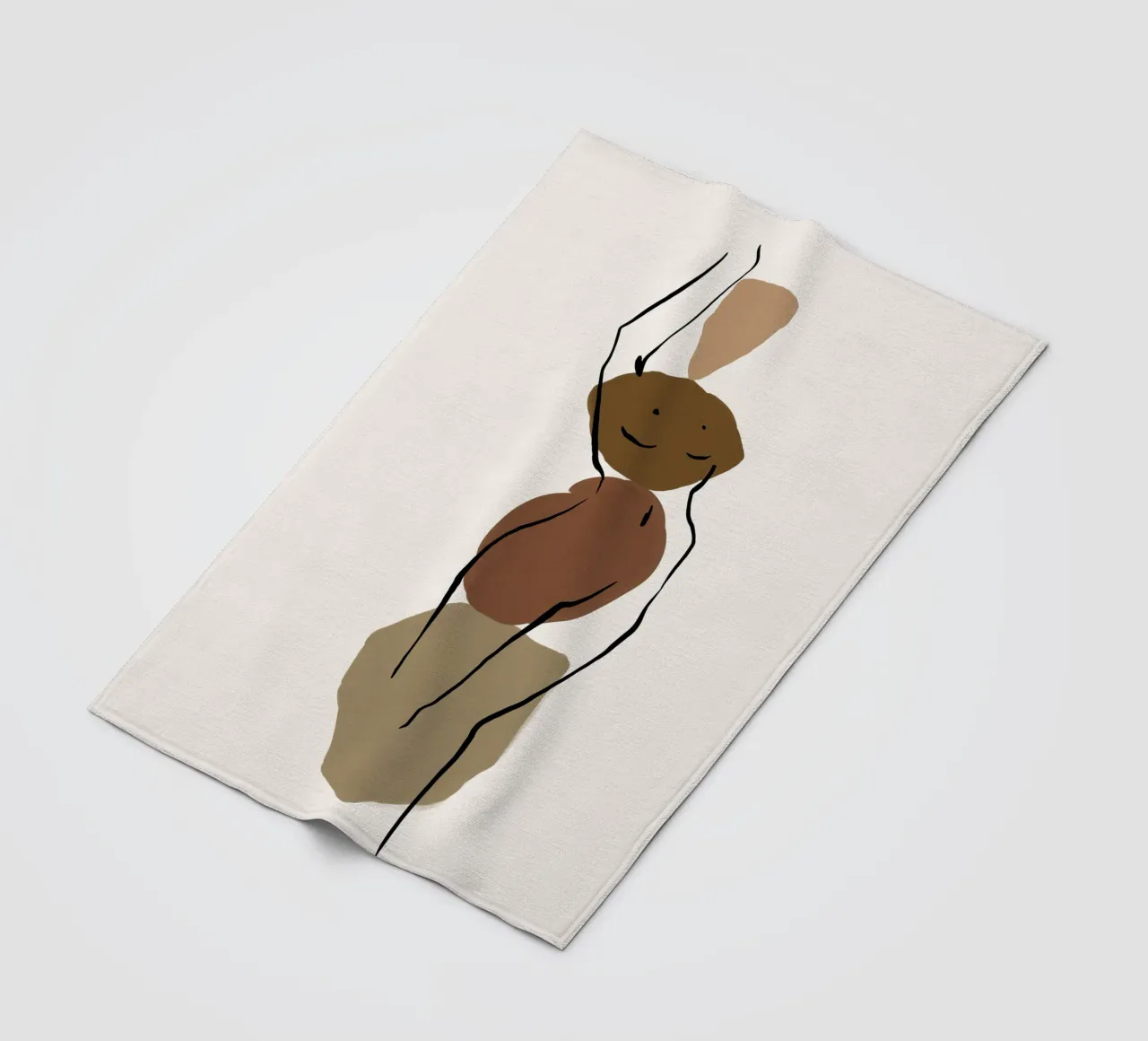 Pure Forms No 3 coperta in pile da treechild