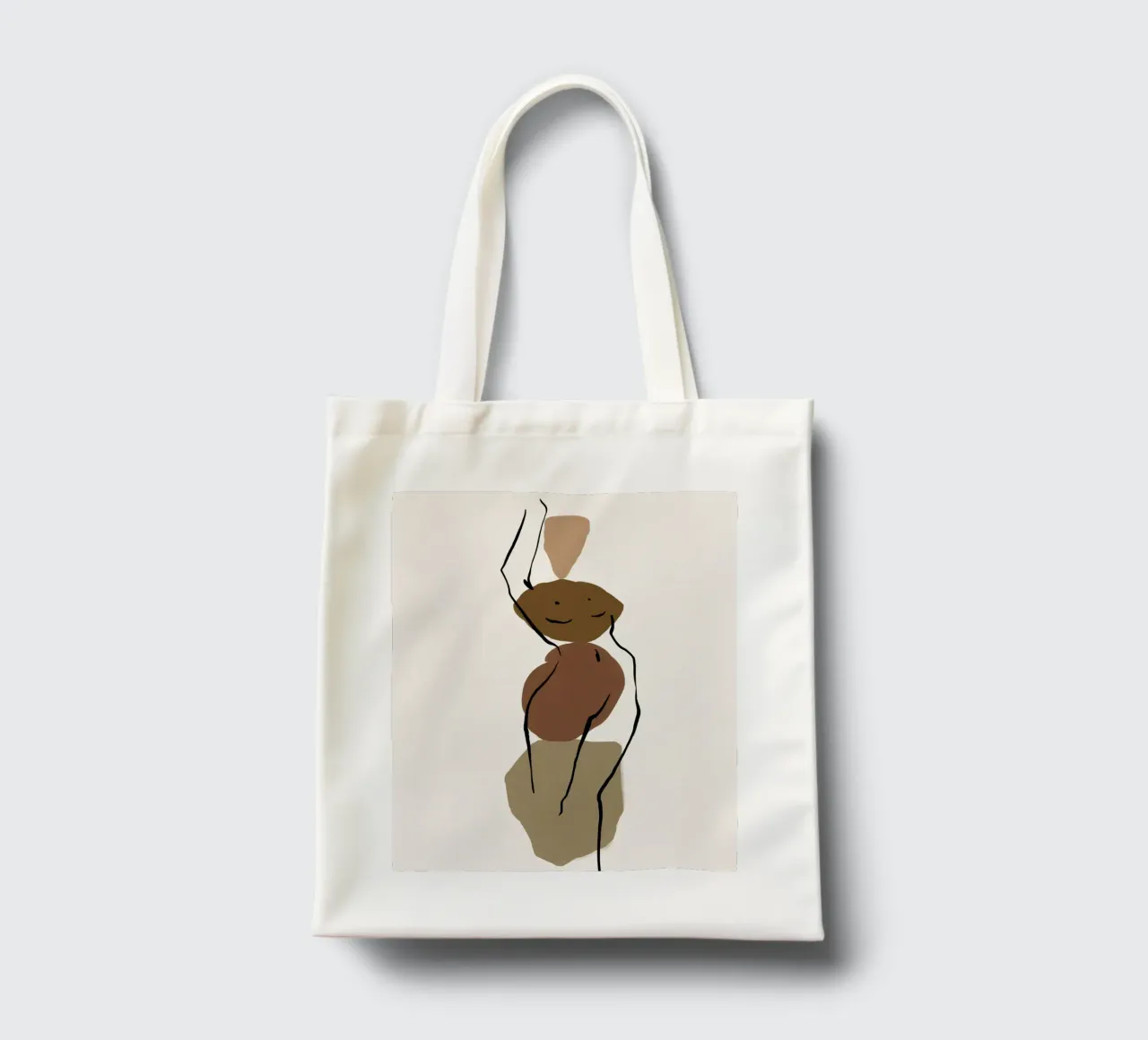 Pure Forms No 3 borsa in juta da treechild