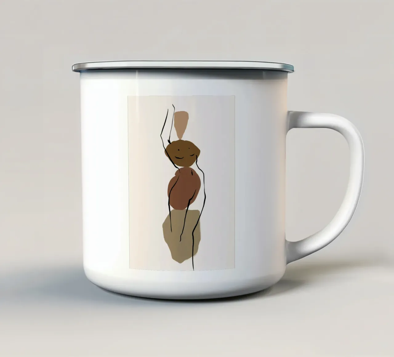 Pure Forms No 3 tazza in smalto da treechild