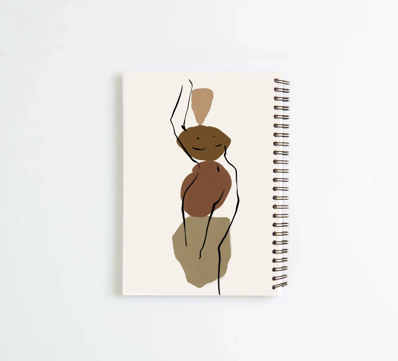 Pure Forms No 3 spiral notebook by treechild