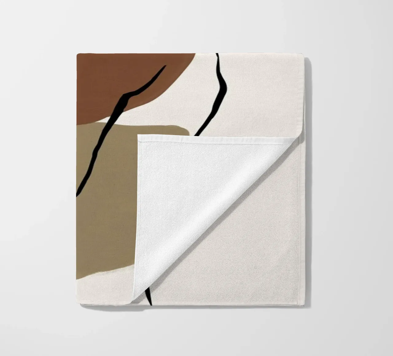 Pure Forms No 3 Strandtuch von treechild