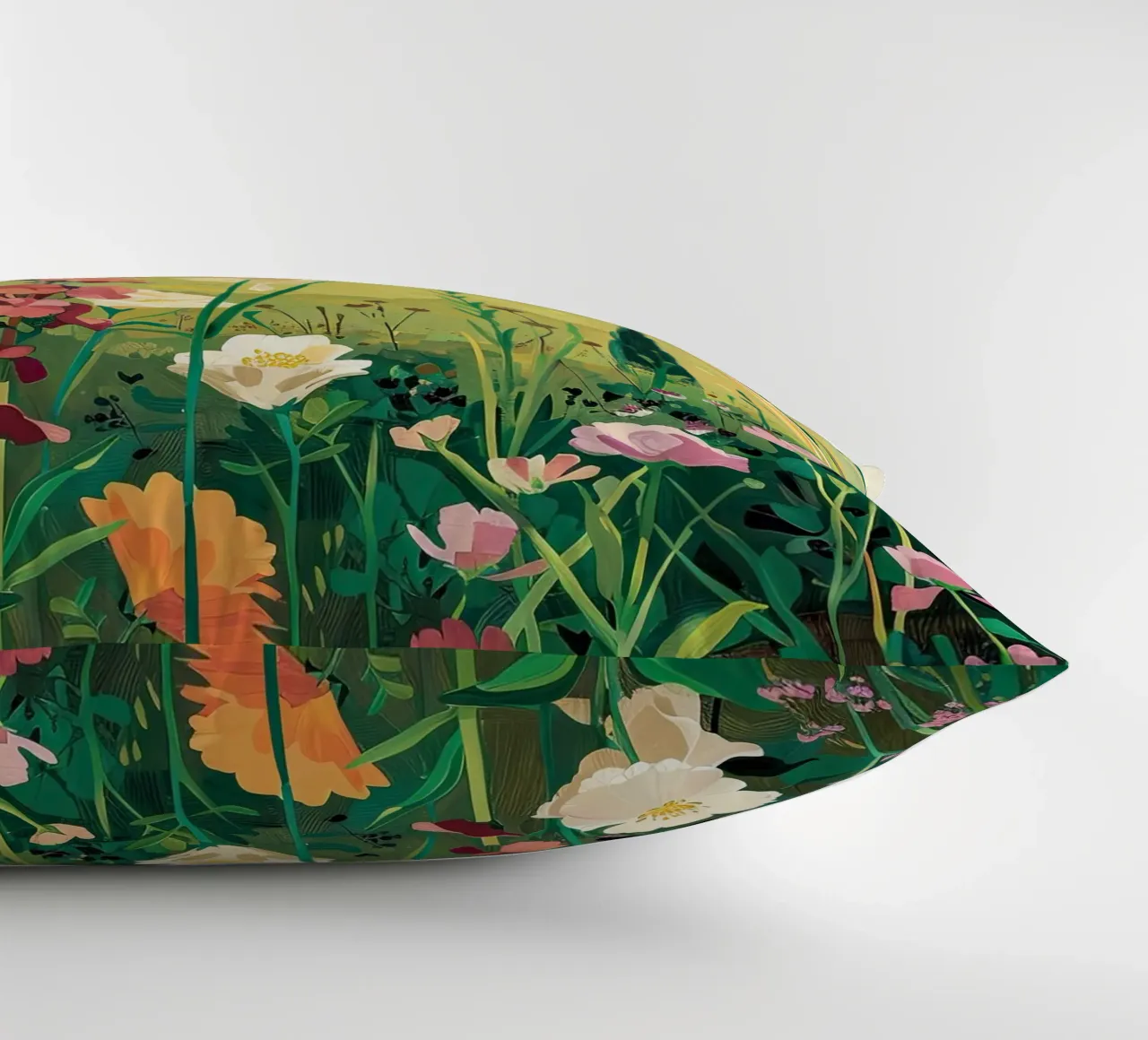 Campi di delicati fiori selvatici cuscino da DaarbyN