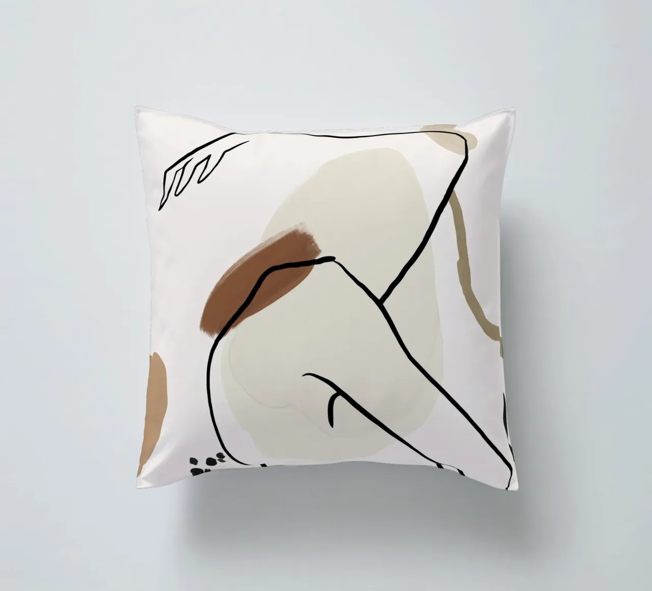 Pure Forms No 4 Kissen von treechild